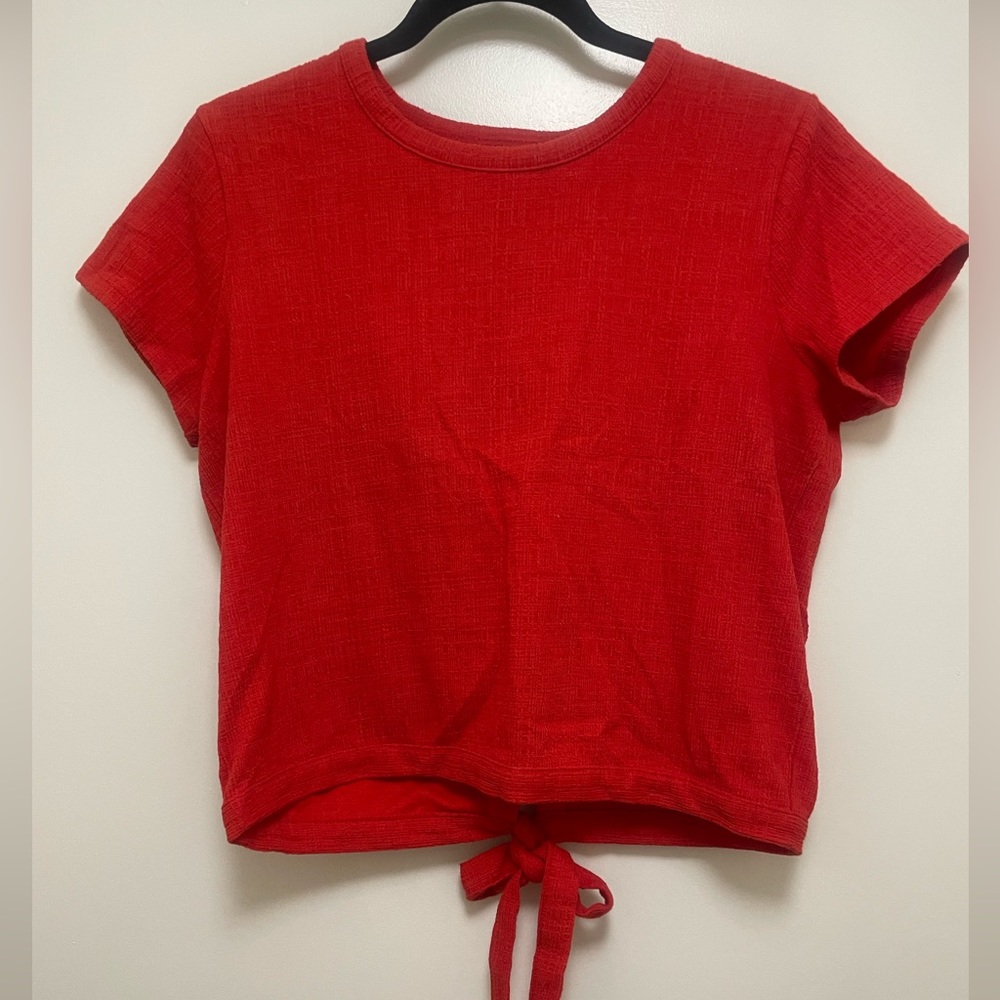 Madewell Verse Tie-Back Open Back Top Size S